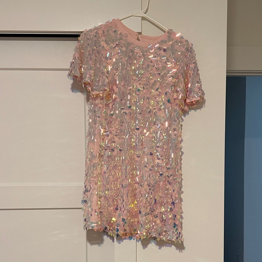 Buddy Love Shimmering Pink Dress SIZE SMALL